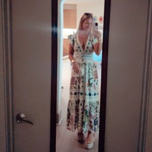 Farm Rio Maxi Dress- Summer Garden